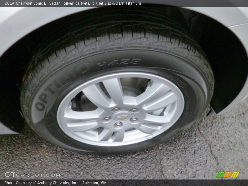 Silver Ice Metallic / Jet Black/Dark Titanium 2014 Chevrolet Sonic LT Sedan