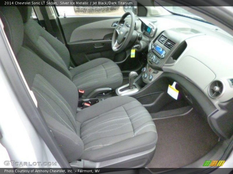 Silver Ice Metallic / Jet Black/Dark Titanium 2014 Chevrolet Sonic LT Sedan