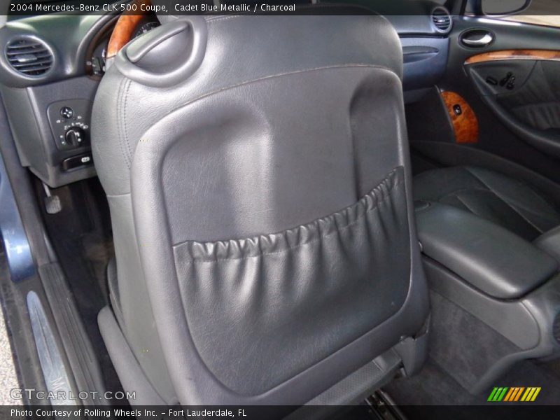 Cadet Blue Metallic / Charcoal 2004 Mercedes-Benz CLK 500 Coupe