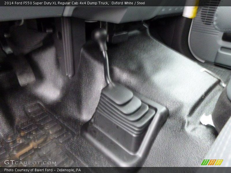 Oxford White / Steel 2014 Ford F550 Super Duty XL Regular Cab 4x4 Dump Truck