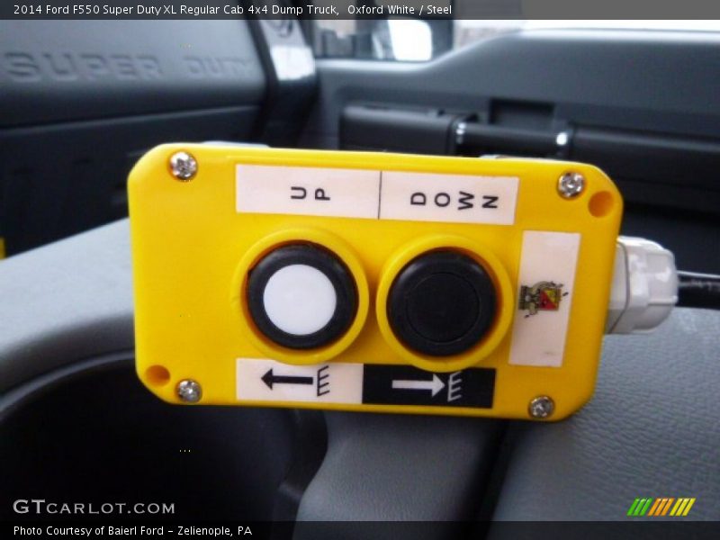 Oxford White / Steel 2014 Ford F550 Super Duty XL Regular Cab 4x4 Dump Truck