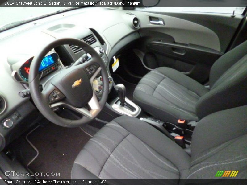 Silver Ice Metallic / Jet Black/Dark Titanium 2014 Chevrolet Sonic LT Sedan