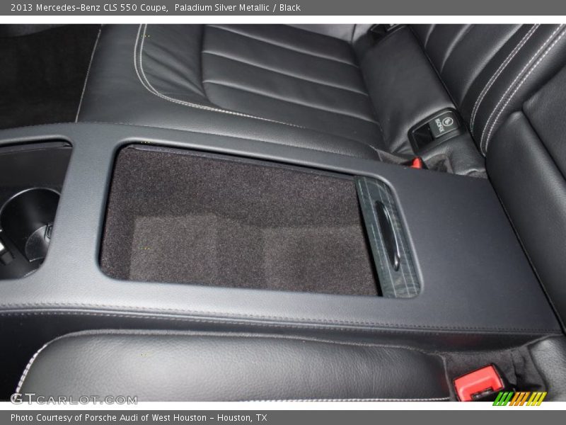 Paladium Silver Metallic / Black 2013 Mercedes-Benz CLS 550 Coupe