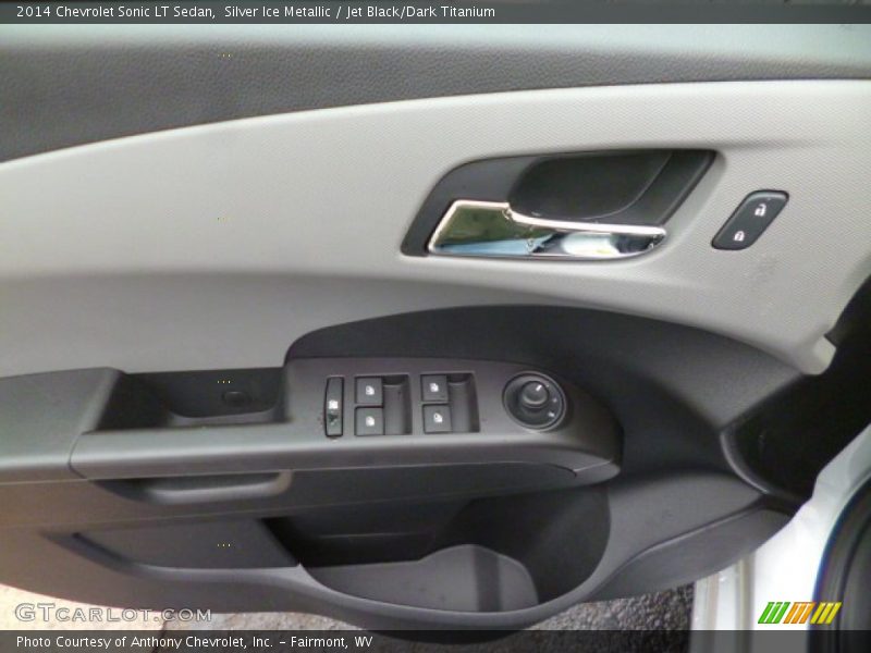 Silver Ice Metallic / Jet Black/Dark Titanium 2014 Chevrolet Sonic LT Sedan