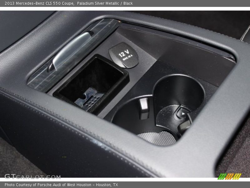 Paladium Silver Metallic / Black 2013 Mercedes-Benz CLS 550 Coupe