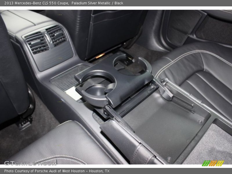 Paladium Silver Metallic / Black 2013 Mercedes-Benz CLS 550 Coupe