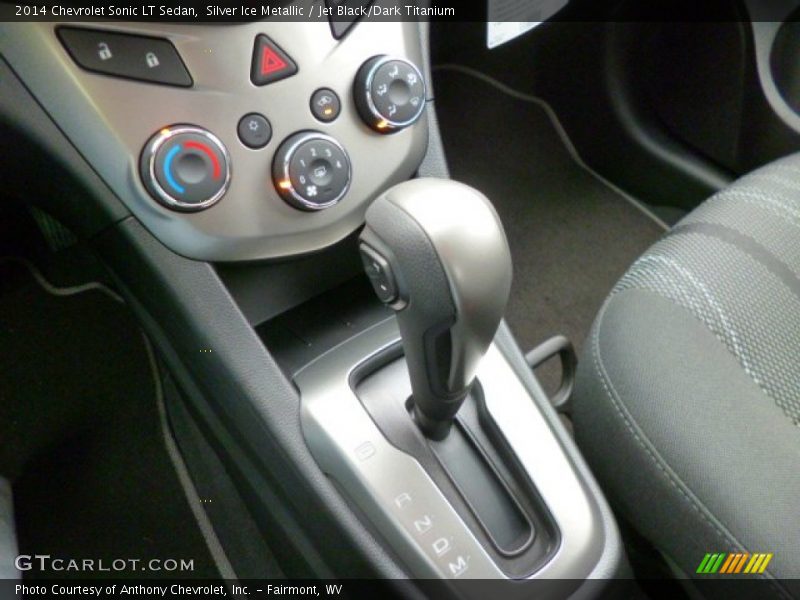 Silver Ice Metallic / Jet Black/Dark Titanium 2014 Chevrolet Sonic LT Sedan