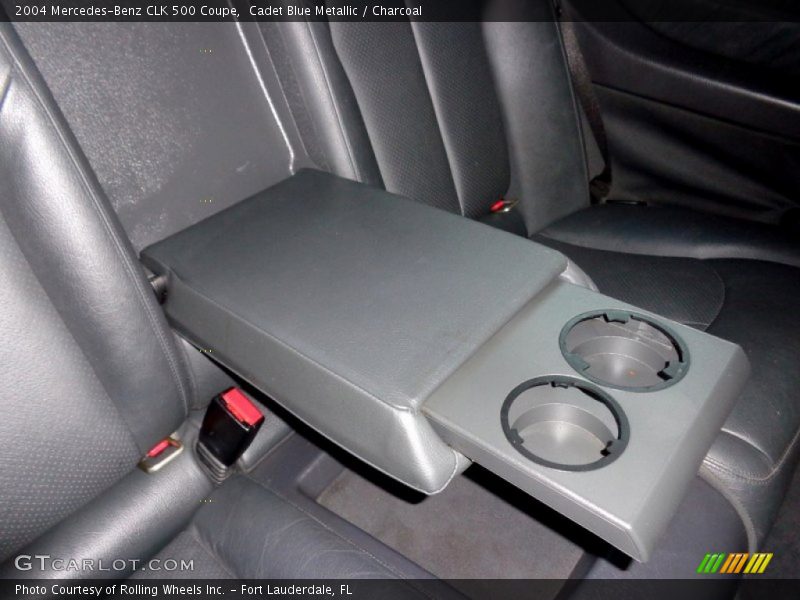 Cadet Blue Metallic / Charcoal 2004 Mercedes-Benz CLK 500 Coupe