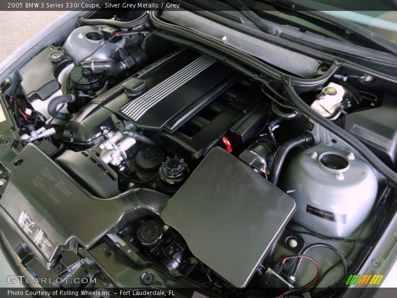 Silver Grey Metallic / Grey 2005 BMW 3 Series 330i Coupe