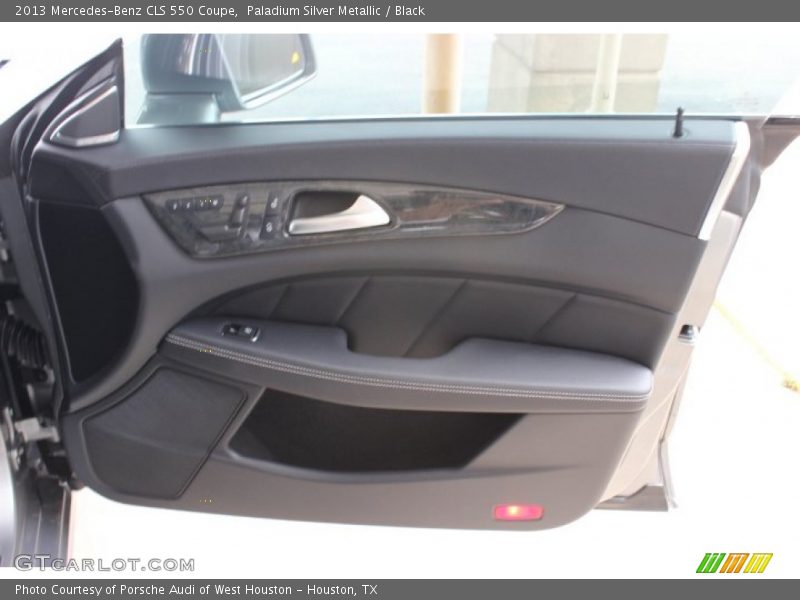 Paladium Silver Metallic / Black 2013 Mercedes-Benz CLS 550 Coupe