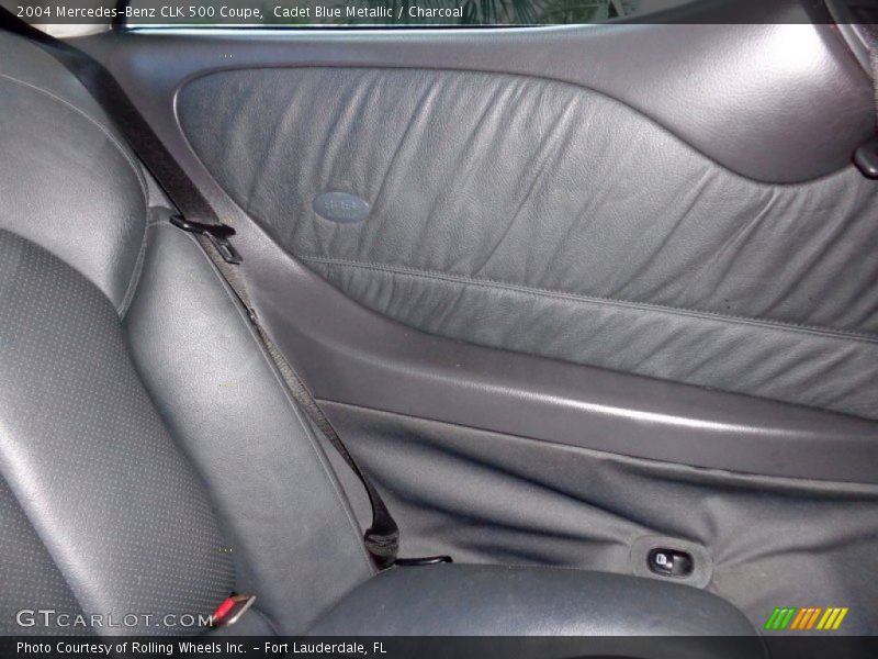 Cadet Blue Metallic / Charcoal 2004 Mercedes-Benz CLK 500 Coupe