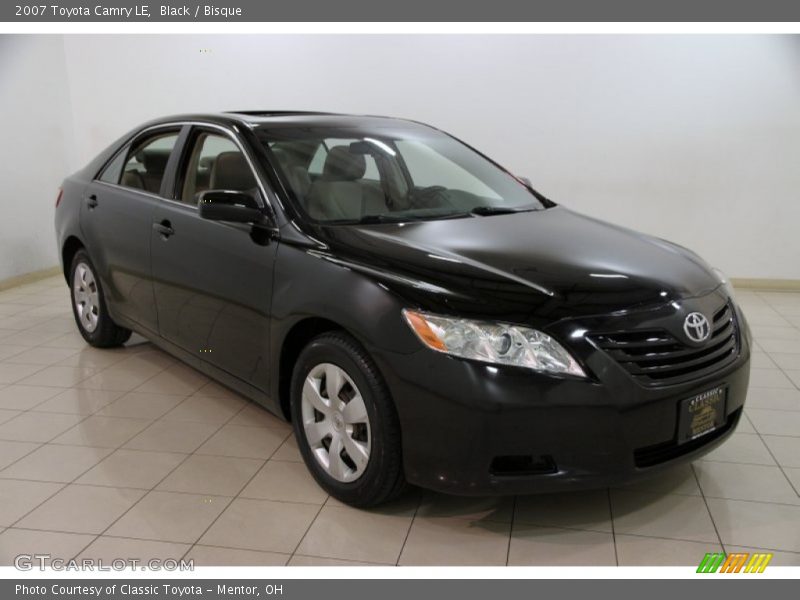 Black / Bisque 2007 Toyota Camry LE