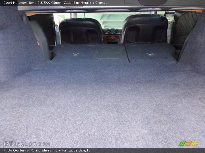 Cadet Blue Metallic / Charcoal 2004 Mercedes-Benz CLK 500 Coupe