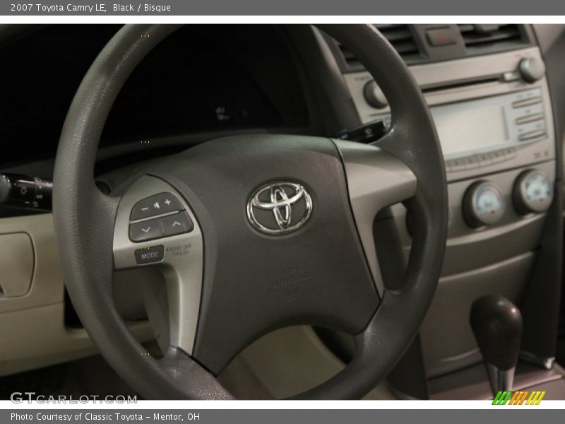 Black / Bisque 2007 Toyota Camry LE
