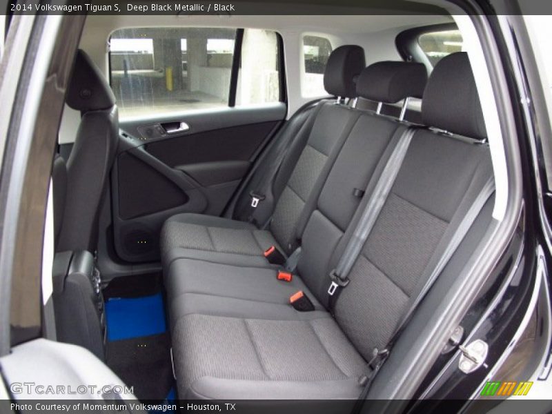 Deep Black Metallic / Black 2014 Volkswagen Tiguan S