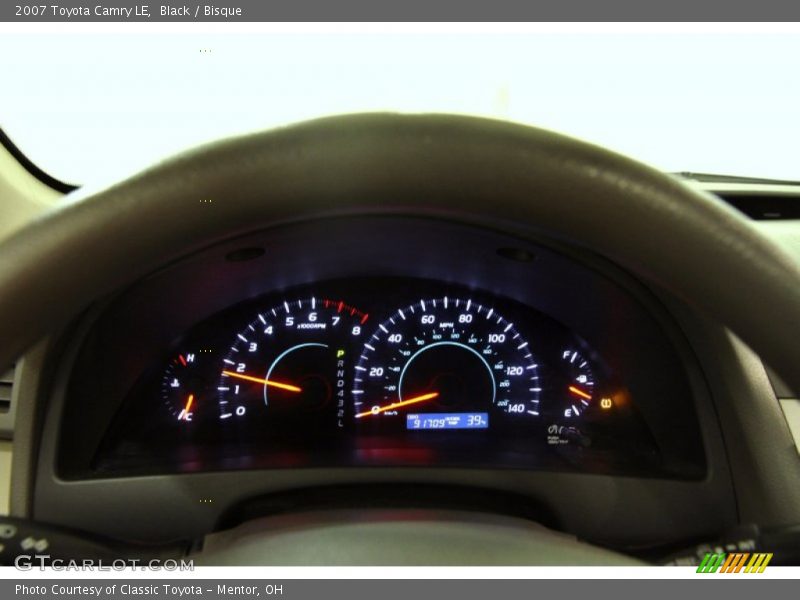 Black / Bisque 2007 Toyota Camry LE