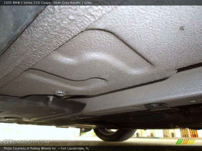 Silver Grey Metallic / Grey 2005 BMW 3 Series 330i Coupe