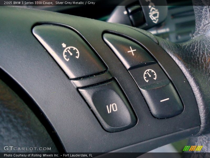 Silver Grey Metallic / Grey 2005 BMW 3 Series 330i Coupe