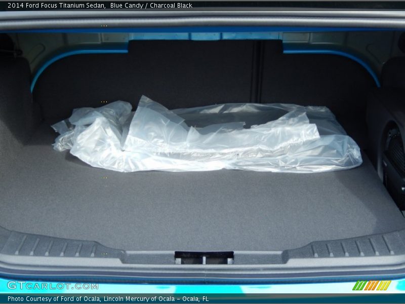 Blue Candy / Charcoal Black 2014 Ford Focus Titanium Sedan