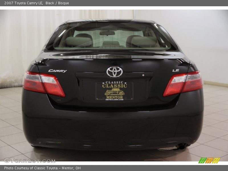 Black / Bisque 2007 Toyota Camry LE