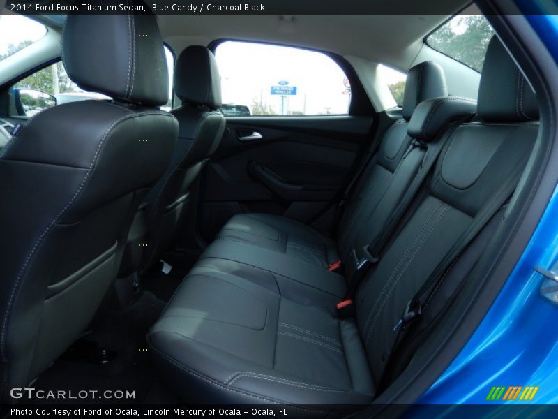 Blue Candy / Charcoal Black 2014 Ford Focus Titanium Sedan