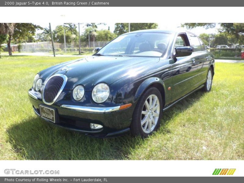 British Racing Green / Cashmere 2000 Jaguar S-Type 4.0
