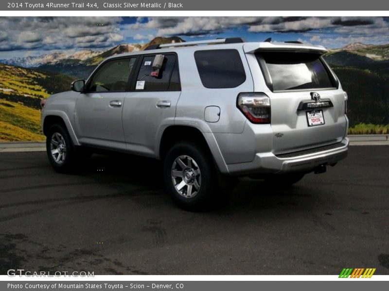 Classic Silver Metallic / Black 2014 Toyota 4Runner Trail 4x4