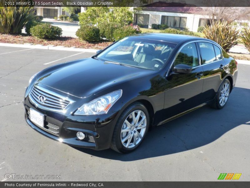 Black Obsidian / Graphite 2011 Infiniti G 37 S Sport Sedan