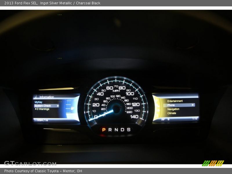 Ingot Silver Metallic / Charcoal Black 2013 Ford Flex SEL