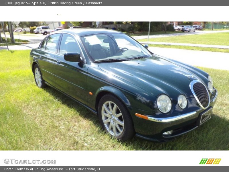 British Racing Green / Cashmere 2000 Jaguar S-Type 4.0