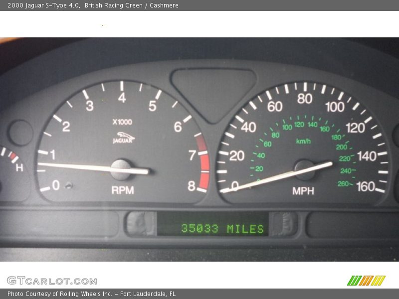 British Racing Green / Cashmere 2000 Jaguar S-Type 4.0