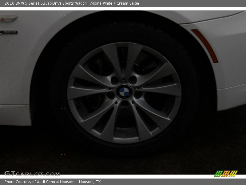 Alpine White / Cream Beige 2010 BMW 5 Series 535i xDrive Sports Wagon