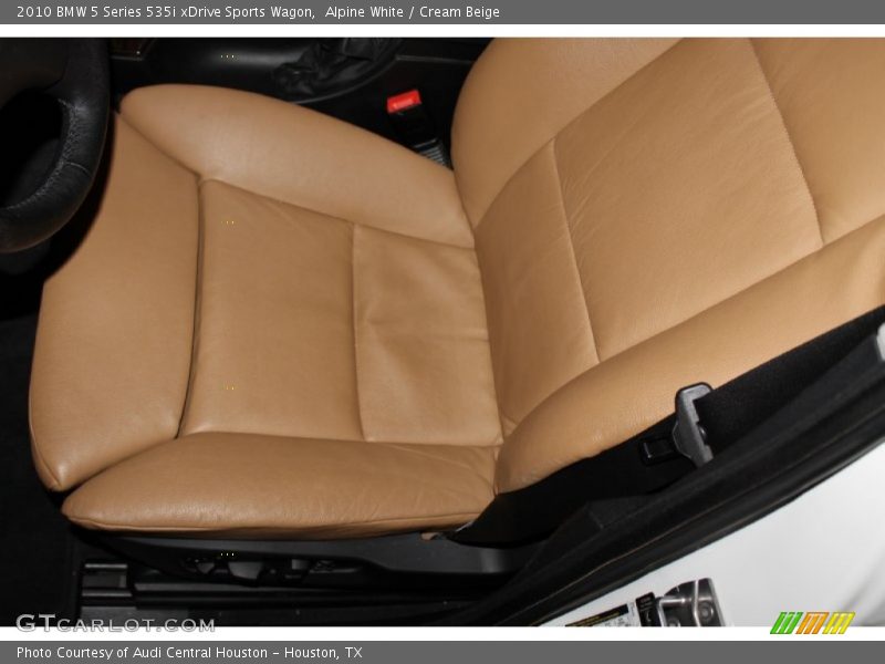 Alpine White / Cream Beige 2010 BMW 5 Series 535i xDrive Sports Wagon