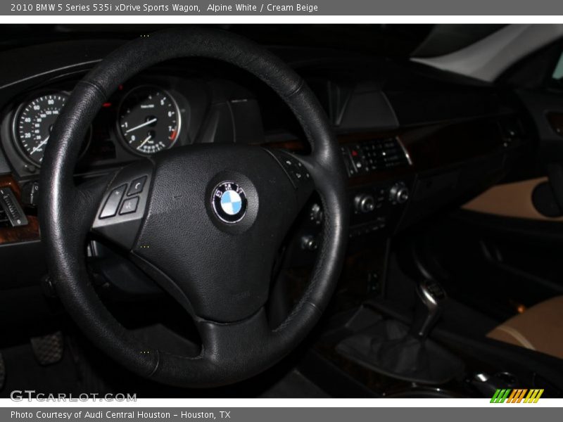 Alpine White / Cream Beige 2010 BMW 5 Series 535i xDrive Sports Wagon