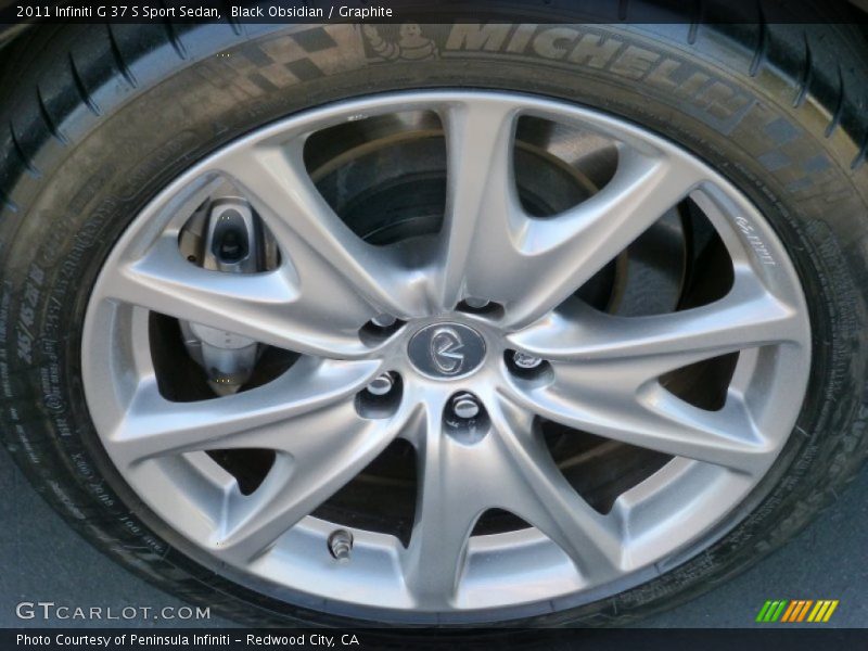 Black Obsidian / Graphite 2011 Infiniti G 37 S Sport Sedan