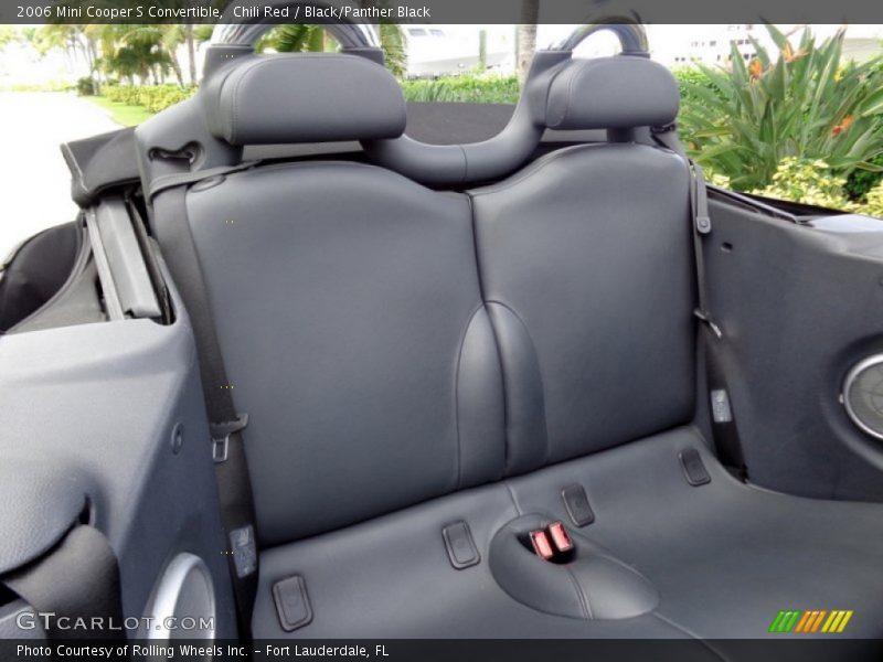 Chili Red / Black/Panther Black 2006 Mini Cooper S Convertible