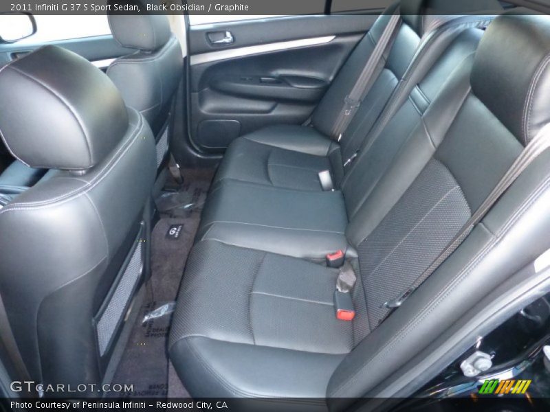 Black Obsidian / Graphite 2011 Infiniti G 37 S Sport Sedan