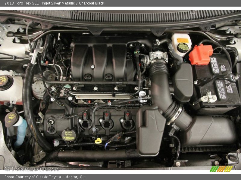 Ingot Silver Metallic / Charcoal Black 2013 Ford Flex SEL