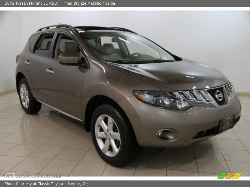 Tinted Bronze Metallic / Beige 2009 Nissan Murano SL AWD