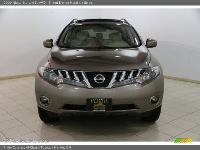 Tinted Bronze Metallic / Beige 2009 Nissan Murano SL AWD