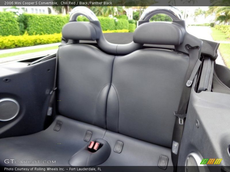 Chili Red / Black/Panther Black 2006 Mini Cooper S Convertible