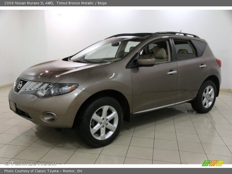 Tinted Bronze Metallic / Beige 2009 Nissan Murano SL AWD