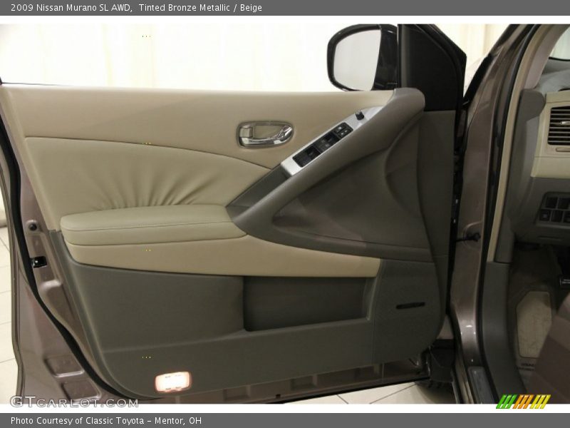 Tinted Bronze Metallic / Beige 2009 Nissan Murano SL AWD