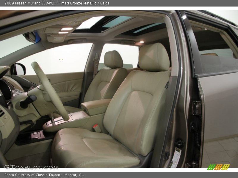 Tinted Bronze Metallic / Beige 2009 Nissan Murano SL AWD