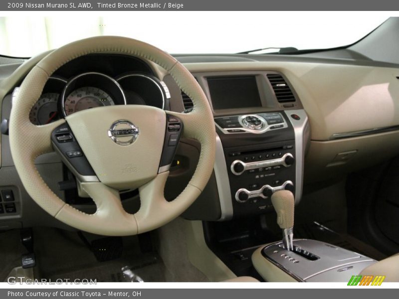 Tinted Bronze Metallic / Beige 2009 Nissan Murano SL AWD