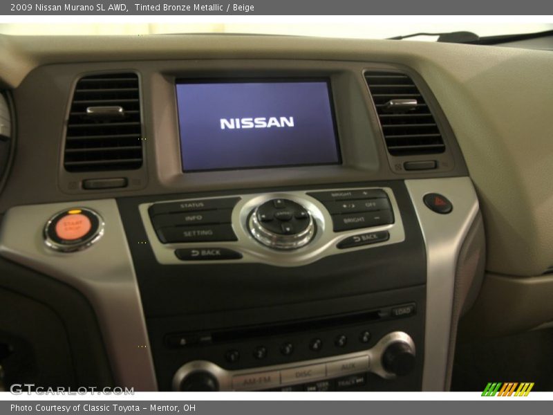 Tinted Bronze Metallic / Beige 2009 Nissan Murano SL AWD