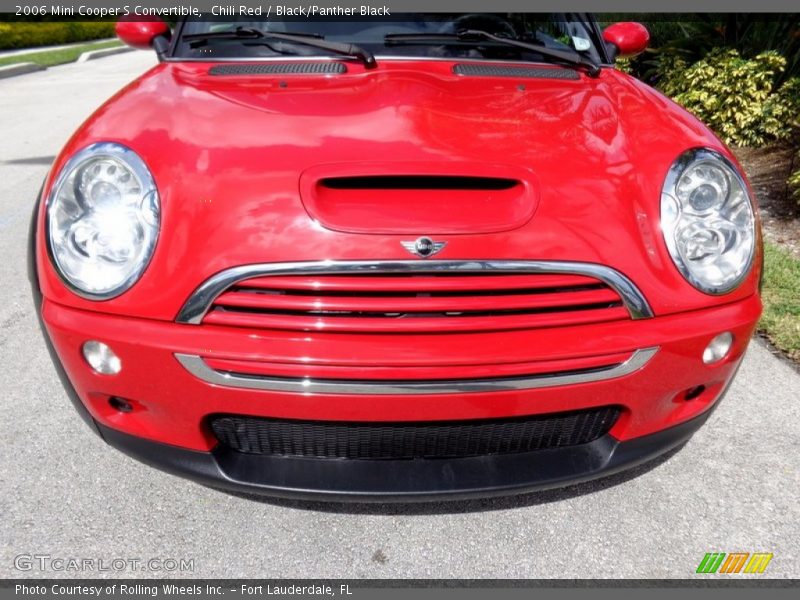 Chili Red / Black/Panther Black 2006 Mini Cooper S Convertible