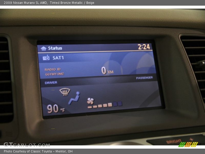 Tinted Bronze Metallic / Beige 2009 Nissan Murano SL AWD