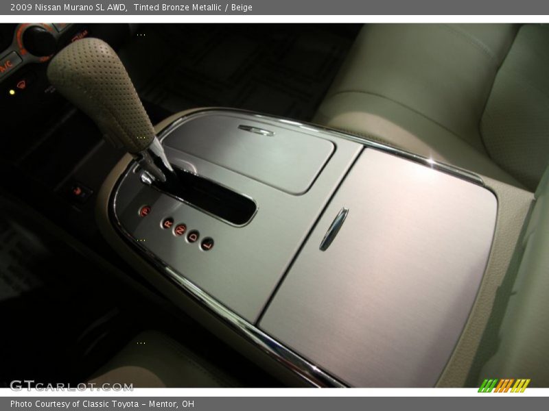 Tinted Bronze Metallic / Beige 2009 Nissan Murano SL AWD