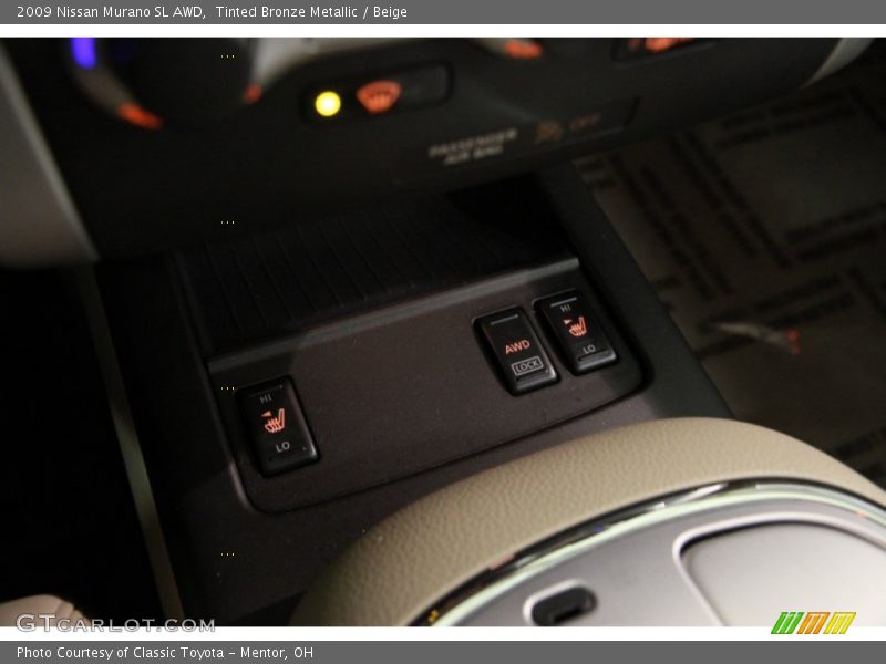 Tinted Bronze Metallic / Beige 2009 Nissan Murano SL AWD